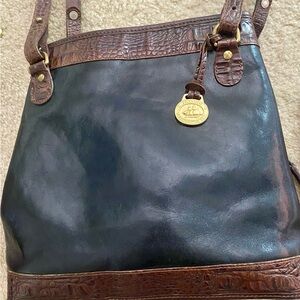 Vintage Brahmin Tuscan Brien Leather Shoulder Bag.